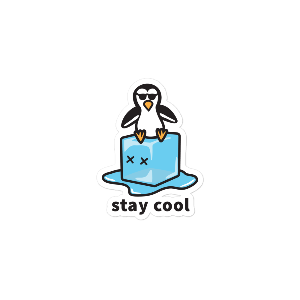 Matte Stay Cool Sticker