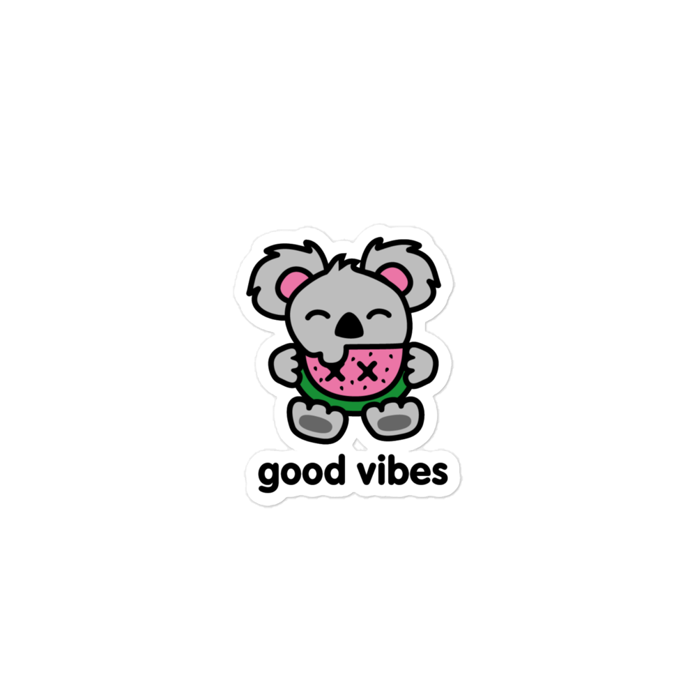 Matte Good Vibes Sticker
